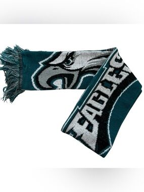 NFL Philadelphia Eagles Big Logo Scarf Foco Reversible 64” x 7”